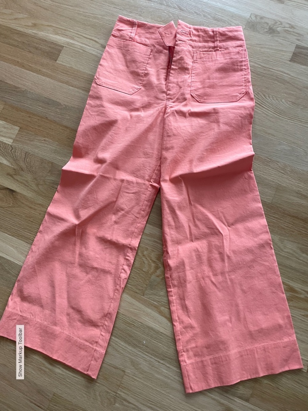 The Colette Magic Fabric Crop Wide-Leg Pants by Maeve